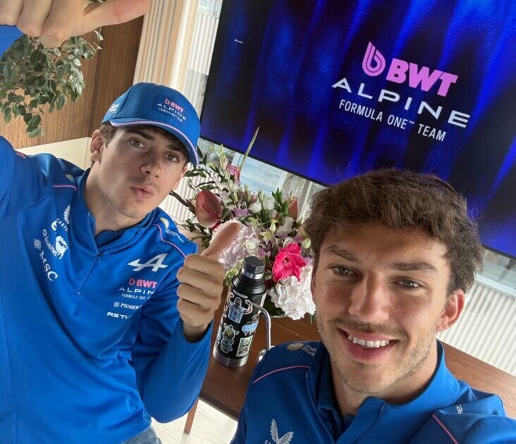 Gasly bancó a Colapinto y le abrió la puerta de Monza con una sonrisa: "Trabajamos bien juntos"