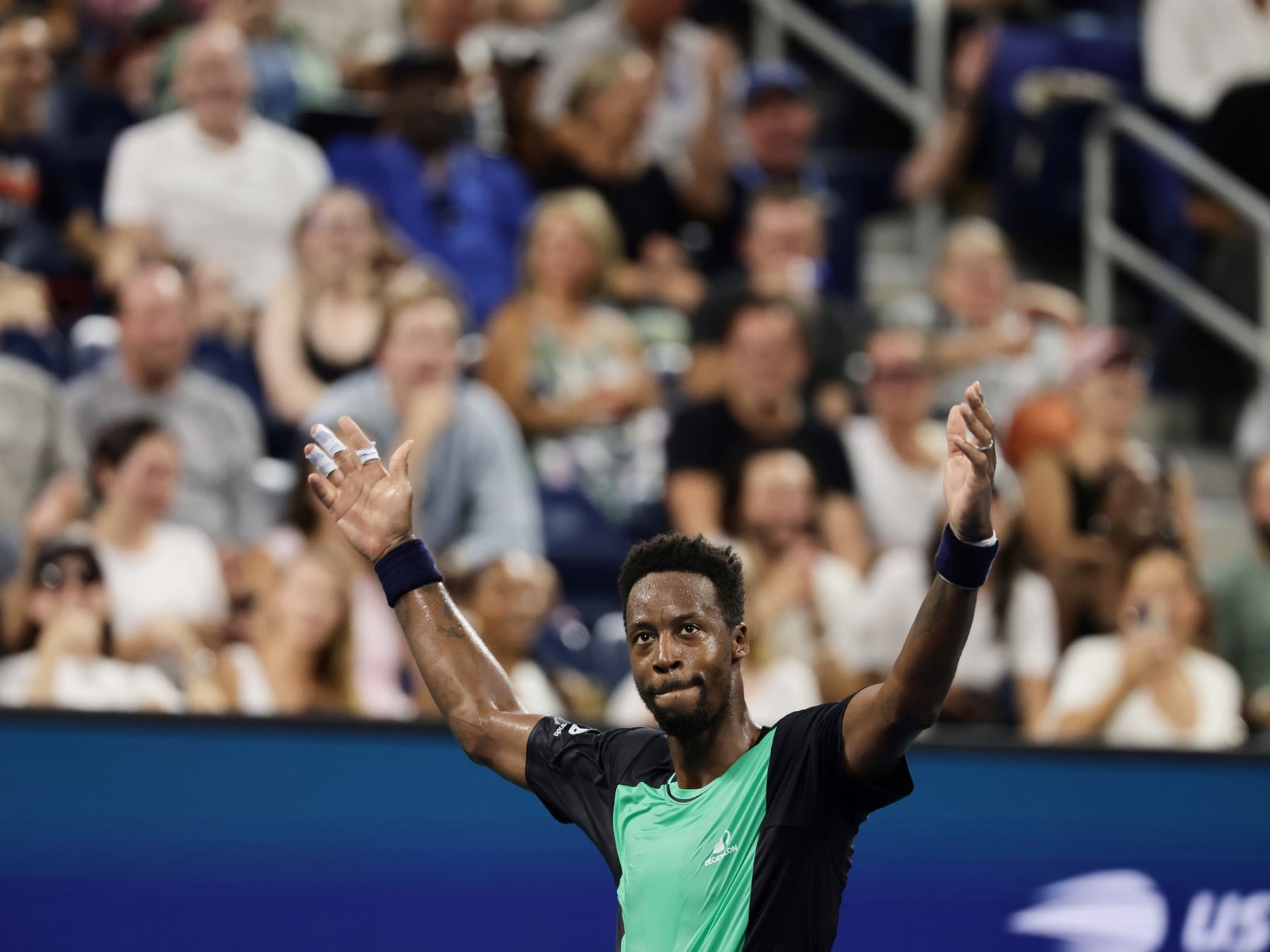Monfils se va del US Open como vino: con el público a flor de piel y un revés del destino