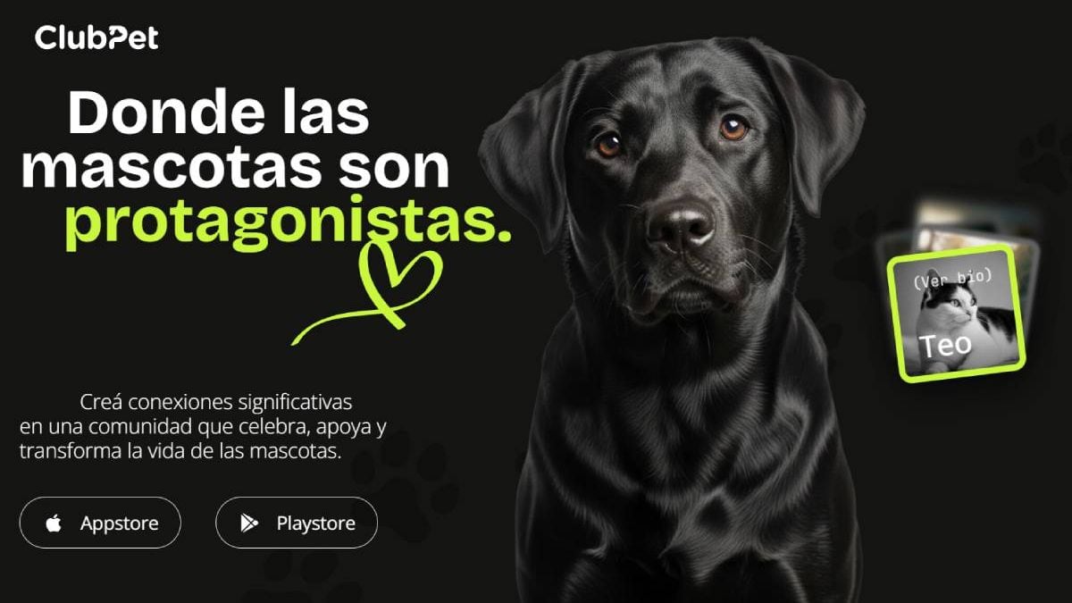 Neuquén será escenario del lanzamiento regional de ClubPet, una plataforma que centraliza servicios para mascotas