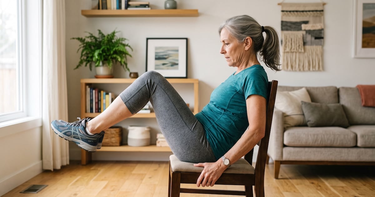 Una rutina de tres movimientos para preservar la fuerza y el equilibrio en la adultez mayor