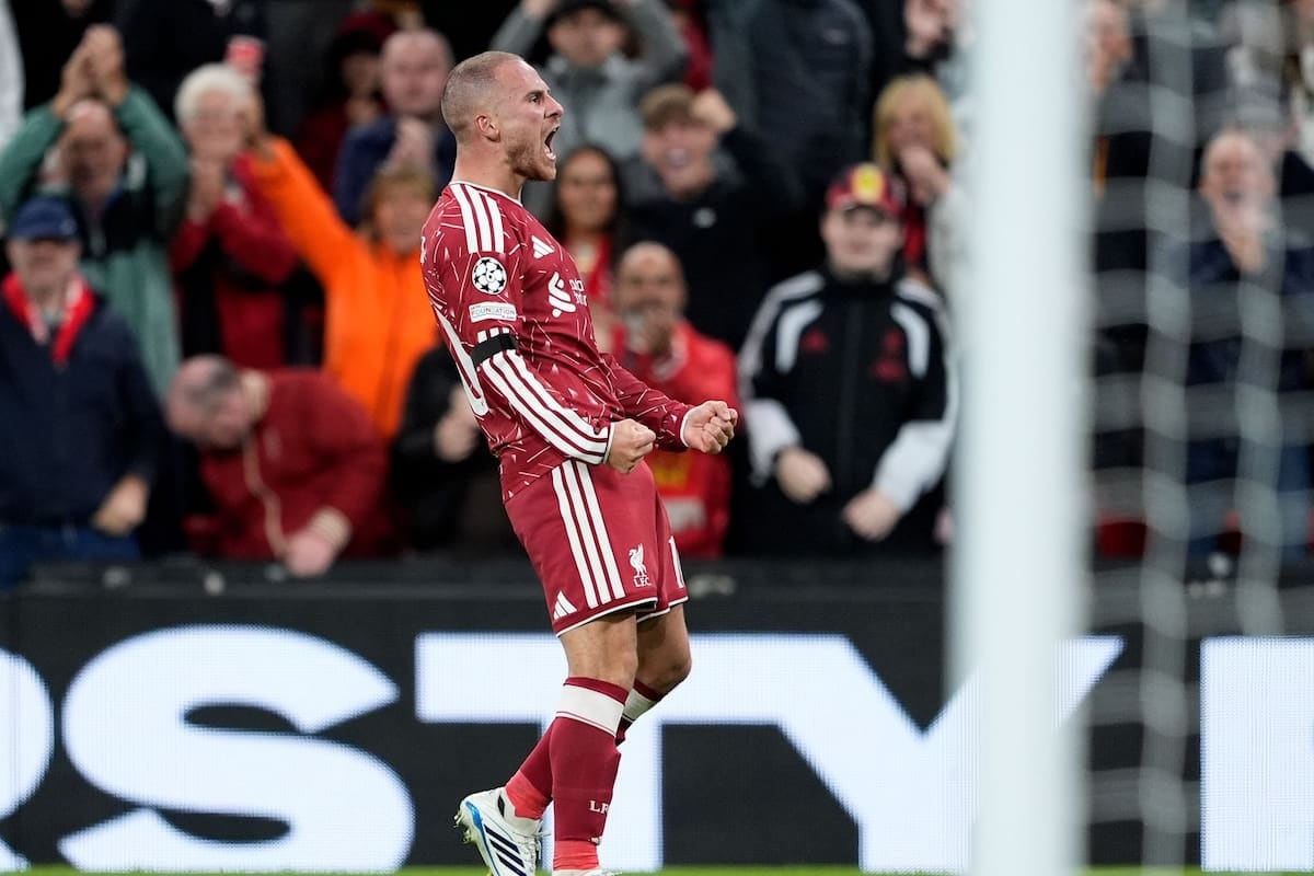 Mac Allister les respondió en la cancha a los que en Liverpool ya le habían dado la espalda