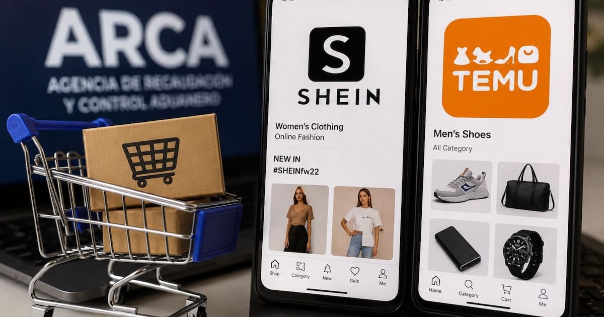 Compras en Shein y Temu: el cupo anual de cinco envíos se comparte entre plataformas y la franquicia de 400 dólares no exime todos los tributos