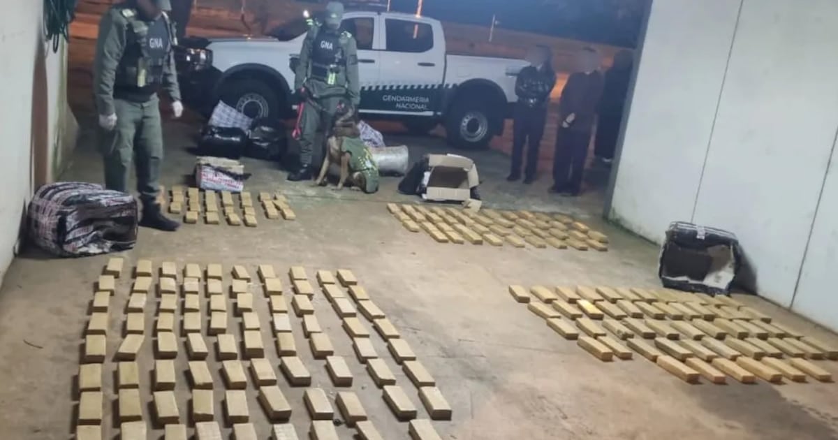 Secuestran más de 142 kilos de marihuana ocultos en un colectivo que iba de Iguazú a Buenos Aires