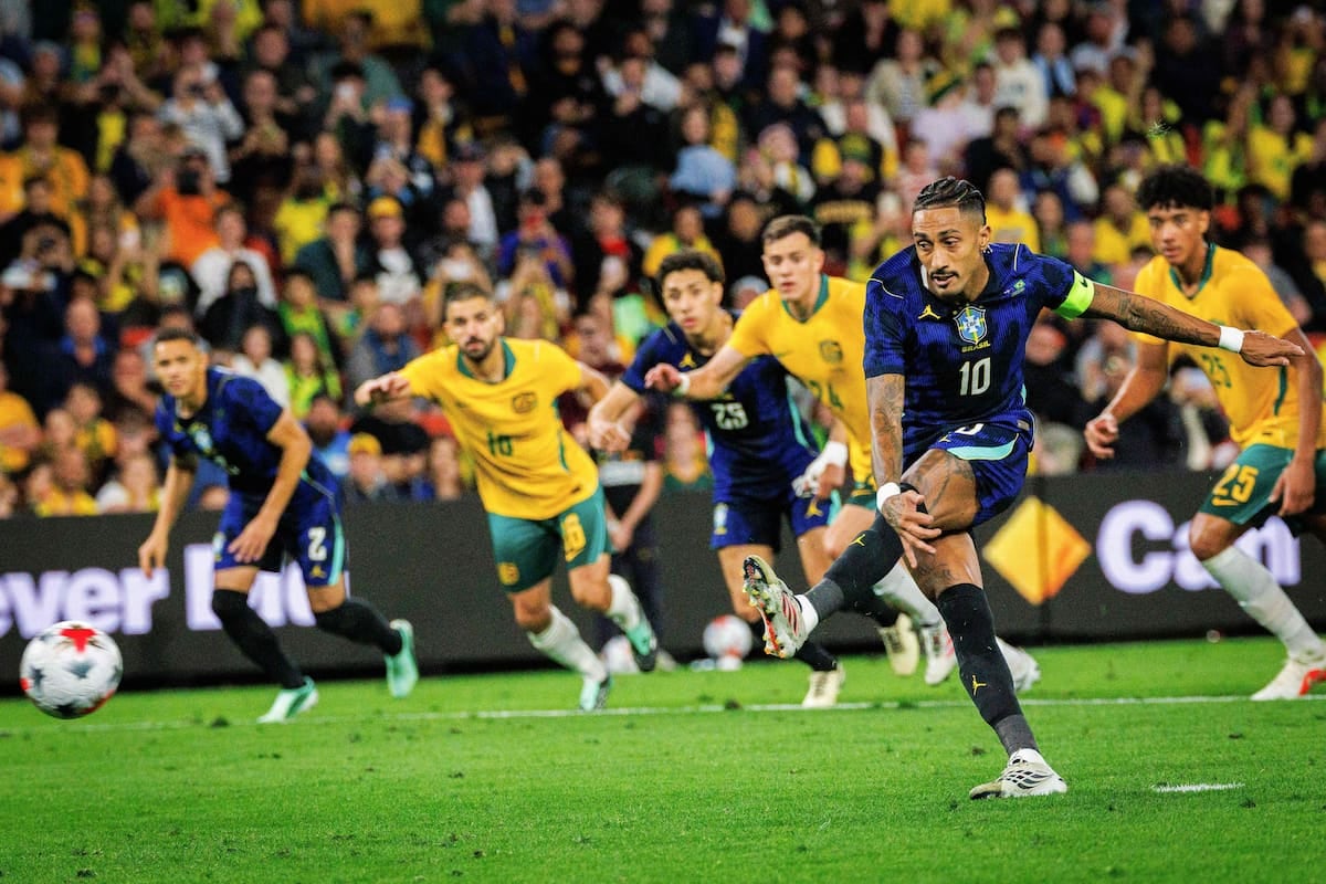 A Ancelotti le respondieron con goles: Brasil le ganó 4-2 a Australia en Brisbane y se trajo algo en la valija
