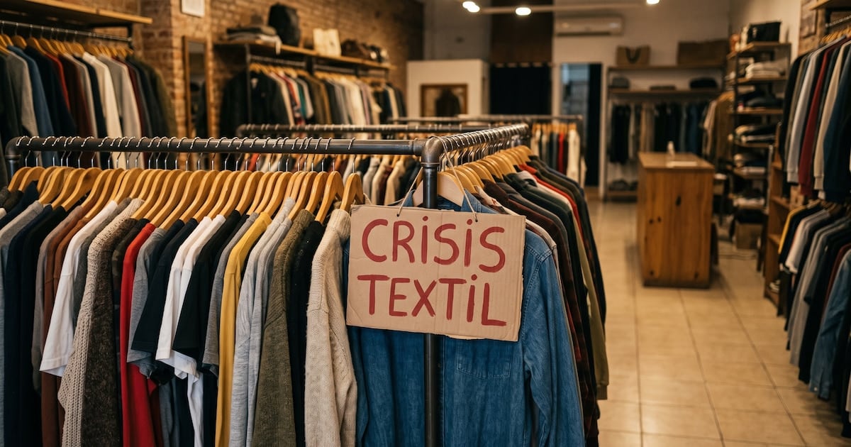 La cadena textil atraviesa su peor crisis en más de dos décadas y arrastra a miles de puestos de trabajo formales