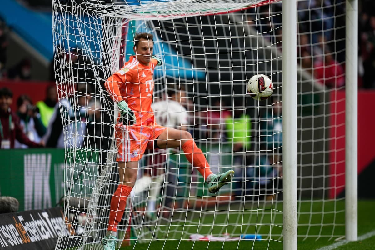 A los cinco segundos, Neuer ya era meme: el blooper del año le arruinó la noche al Bayern