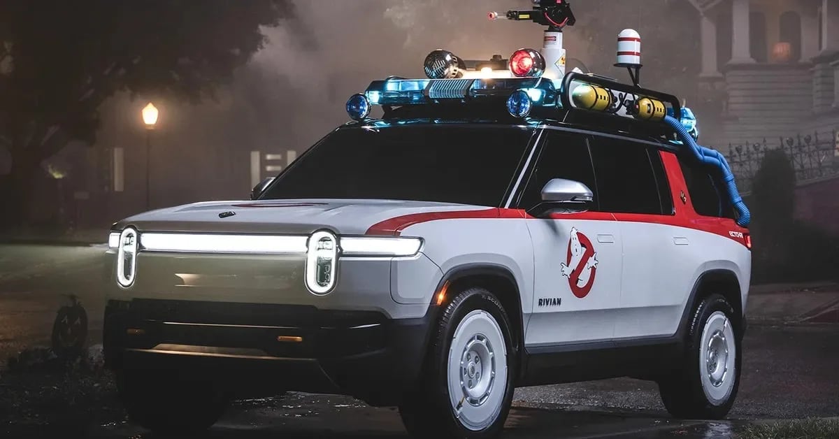 Bill Murray, Rivian y el regreso del Ecto-R1: cuando una pantalla central se llena de fantasmas