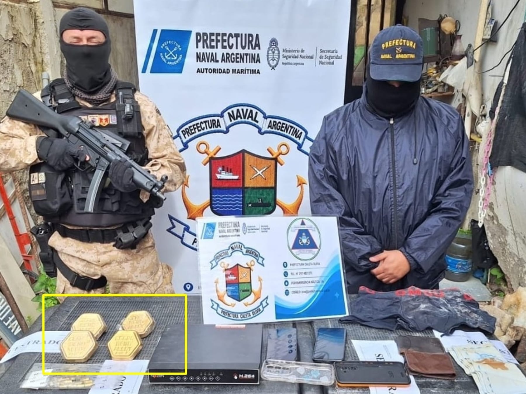 Caleta Olivia: lo que parecía un robo millonario era un metal usado en hospitales