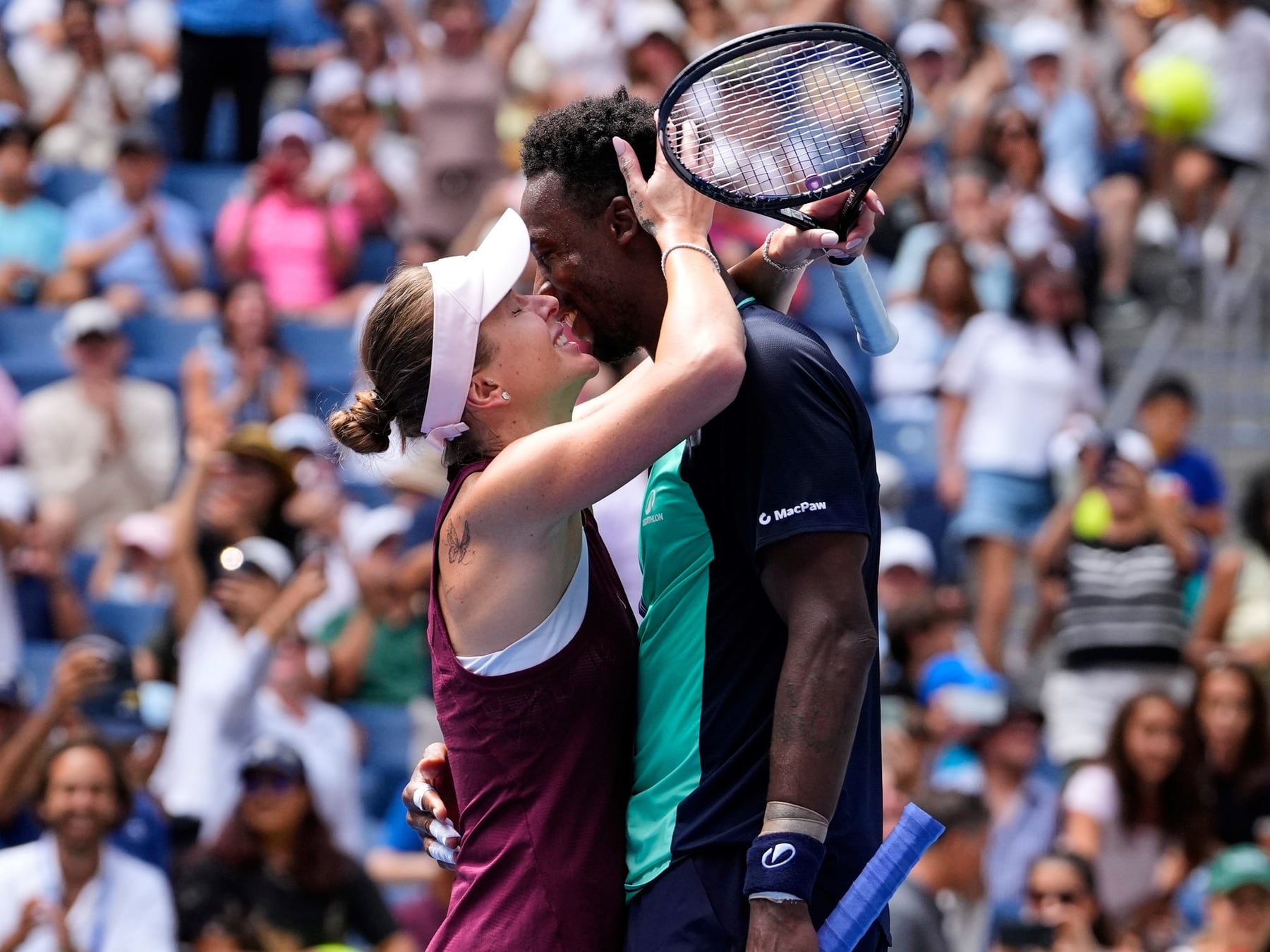 Svitolina corta con Monfils: el peso de una guerra que también se juega afuera de la cancha
