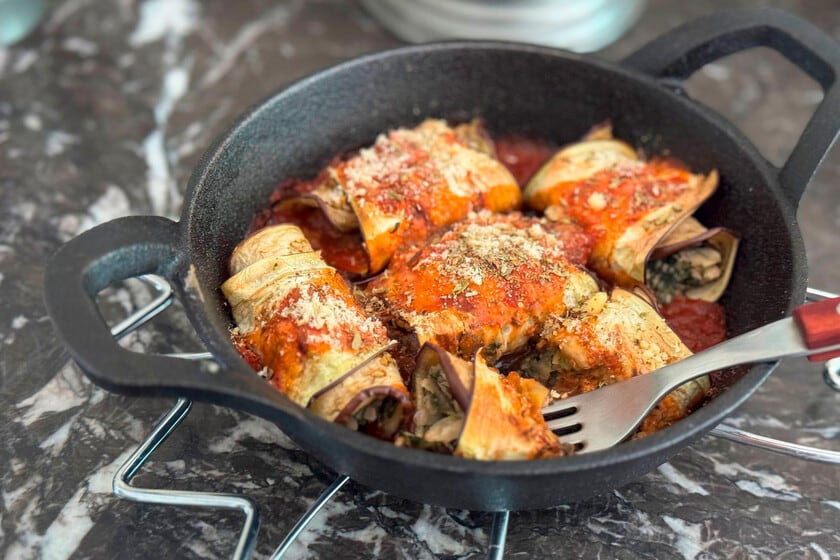 Rollitos de berenjena al horno: una opción liviana que se arma en un rato y deja conforme a toda la mesa