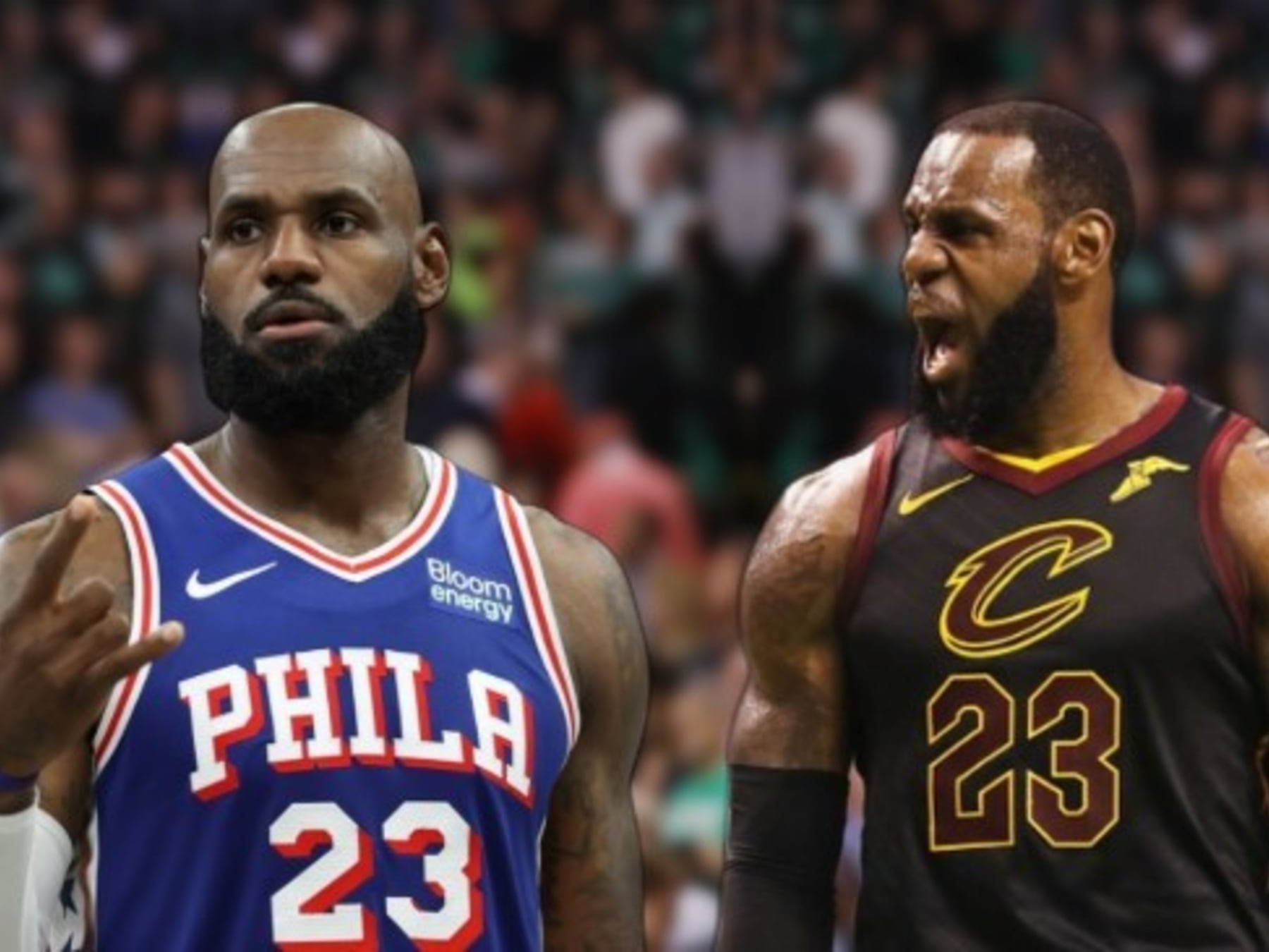 LeBron vuelve a casa, pero ahora porta la camiseta de Philadelphia