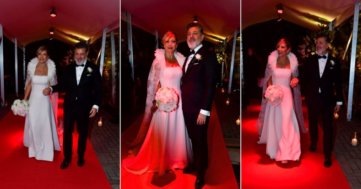 Andrea Ghidone y Pablo Otero celebraron su boda con una Docs