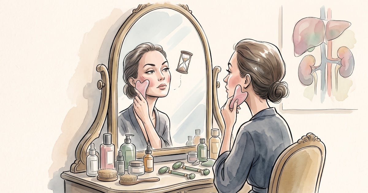 Masajes faciales y drenaje linfático: efectos temporales y límites de la evidencia